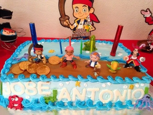 Decoración para fiesta de Jake y los Piratas - Mamá de Alta Demanda