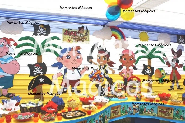 Decoraciónes de jake y los piratas de nunca jamas - Imagui