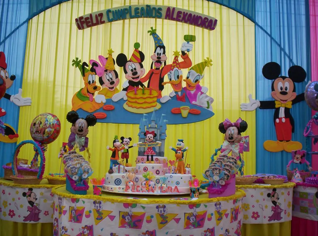 Decoracion Fiesta Mickey Mouse