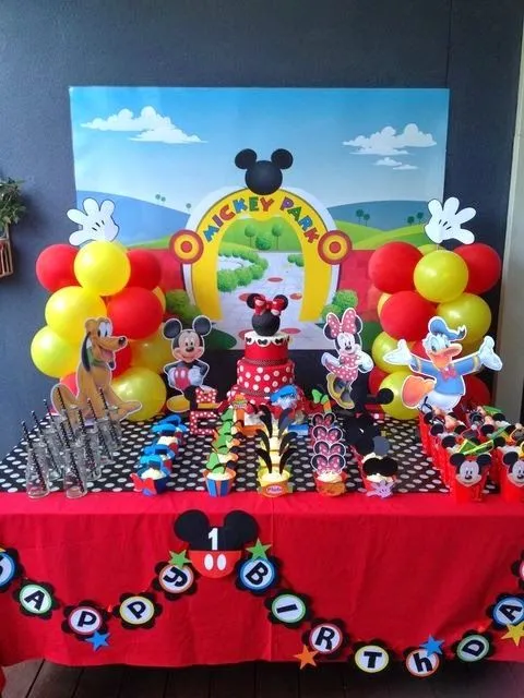 Decoración de Fiesta de Mickey Mouse : Fiestas Infantiles Decora