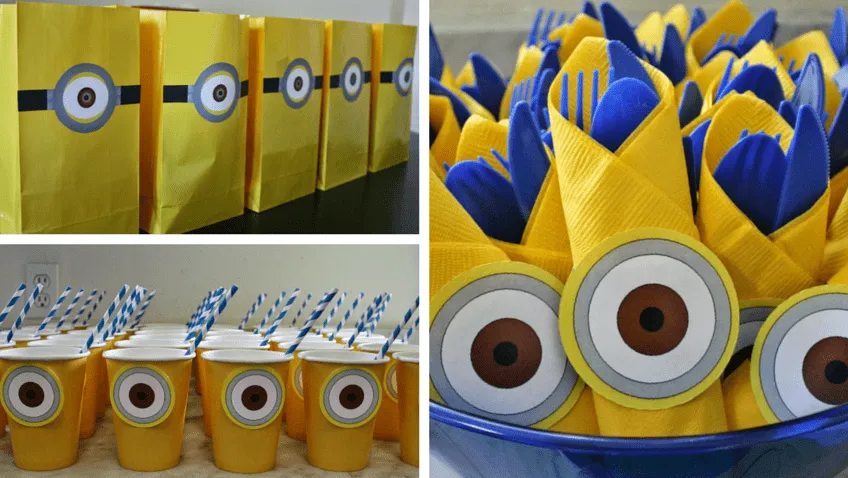 Decoración para fiesta de Minions