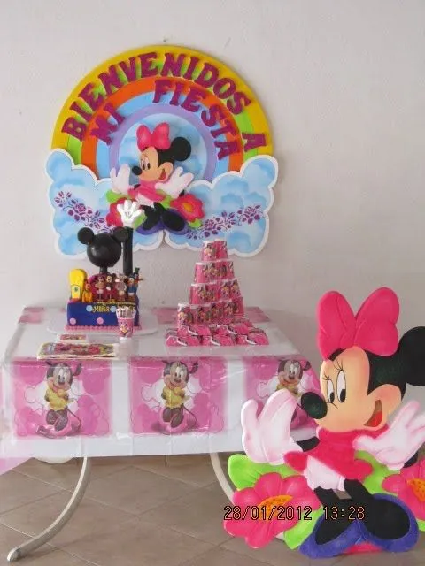 DECORACION FIESTA MINNIE MOUSE | Decoracion fiestas infantiles ...