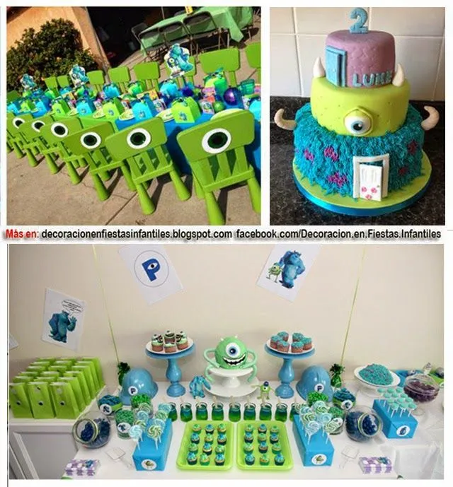 DECORACIÓN FIESTA MONSTER INC. : DECORACION EN FIESTAS INFANTILES