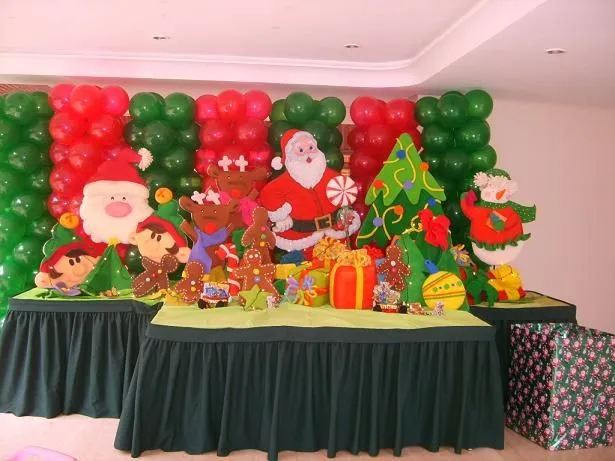 Decoración fiesta navideña infantil - Imagui