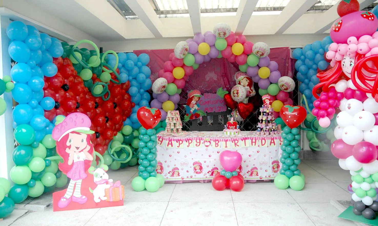 Decoracion Fiesta Rosita Fresita Moderna – Decoraciones Tematicas