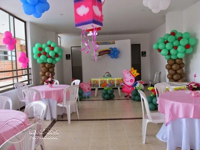 DECORACION FIESTA TEMATICA PEPPA PIG MEDELLIN|Recreacionistas ...