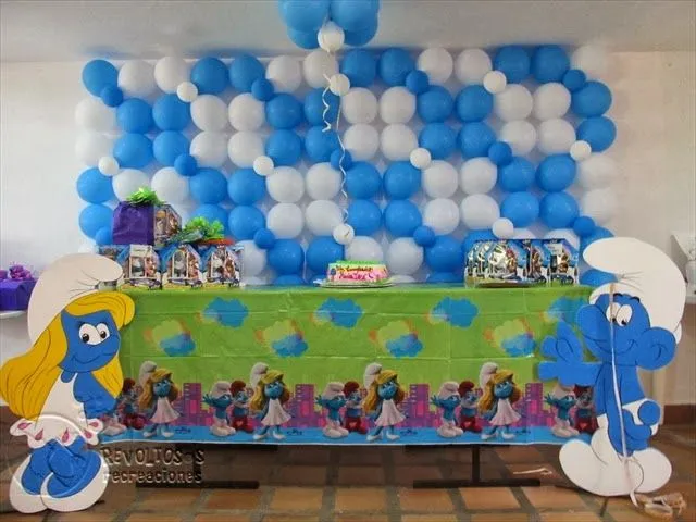 DECORACION FIESTA TEMATICA LOS PITUFOS | Revoltosos Recreaciones ... DECORACION FIESTA TEMATICA LOS PITUFOS | Revoltosos Recreaciones ...