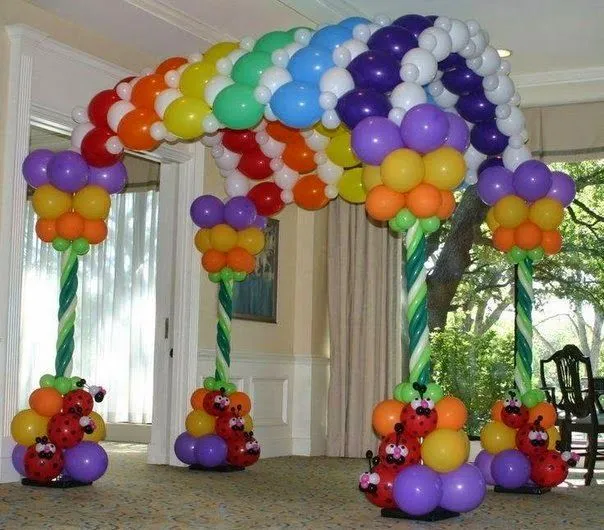 Decoración para fiestas con globos ~ cositasconmesh Decoración para fiestas con globos ~ cositasconmesh