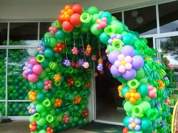 Decoración para fiestas con globos ~ cositasconmesh