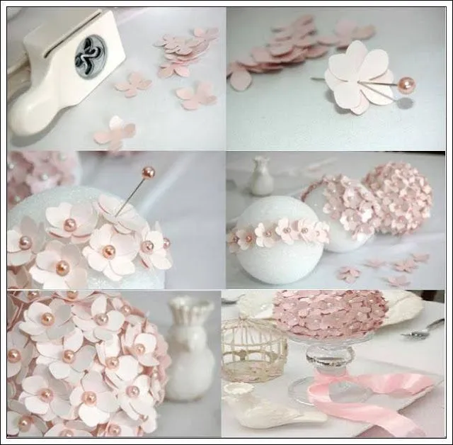 TOPIARIO DE FLORES - DECORACIÓN CON PERFORADORA DE FORMAS ... TOPIARIO DE FLORES - DECORACIÓN CON PERFORADORA DE FORMAS ...
