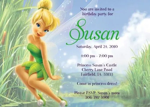 Decoración de Fiestas Infantiles de Campanilla o Tinker Bell ...