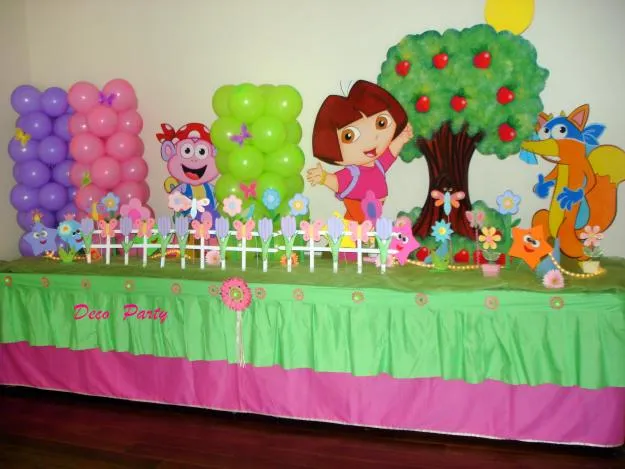 Decoración de Fiestas Infantiles de Dora la Exploradora | Arcos ... Decoración de Fiestas Infantiles de Dora la Exploradora | Arcos ...