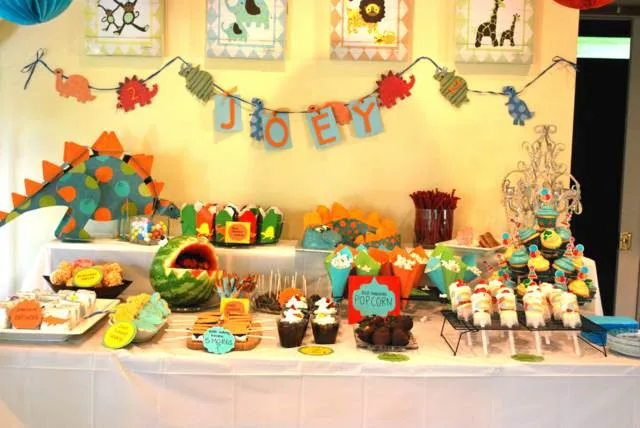 Decoración de fiestas infantiles: ideas con dinosaurios Decoración de fiestas infantiles: ideas con dinosaurios