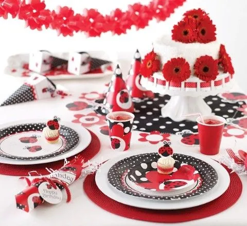 Decoración de fiestas infantiles de ladybug - Imagui