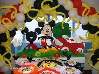 Decoración De Fiestas Infantiles De Mickey Mouse | Arcos con ...
