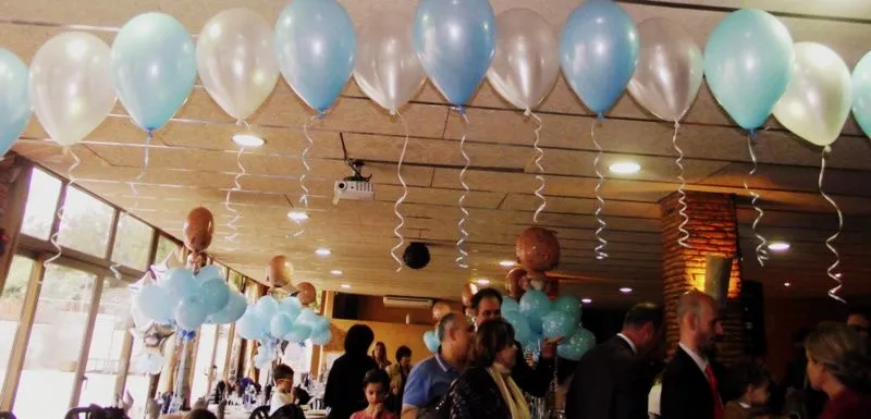 Como decorar un bautizo de niño con globos - Imagui Como decorar un bautizo de niño con globos - Imagui