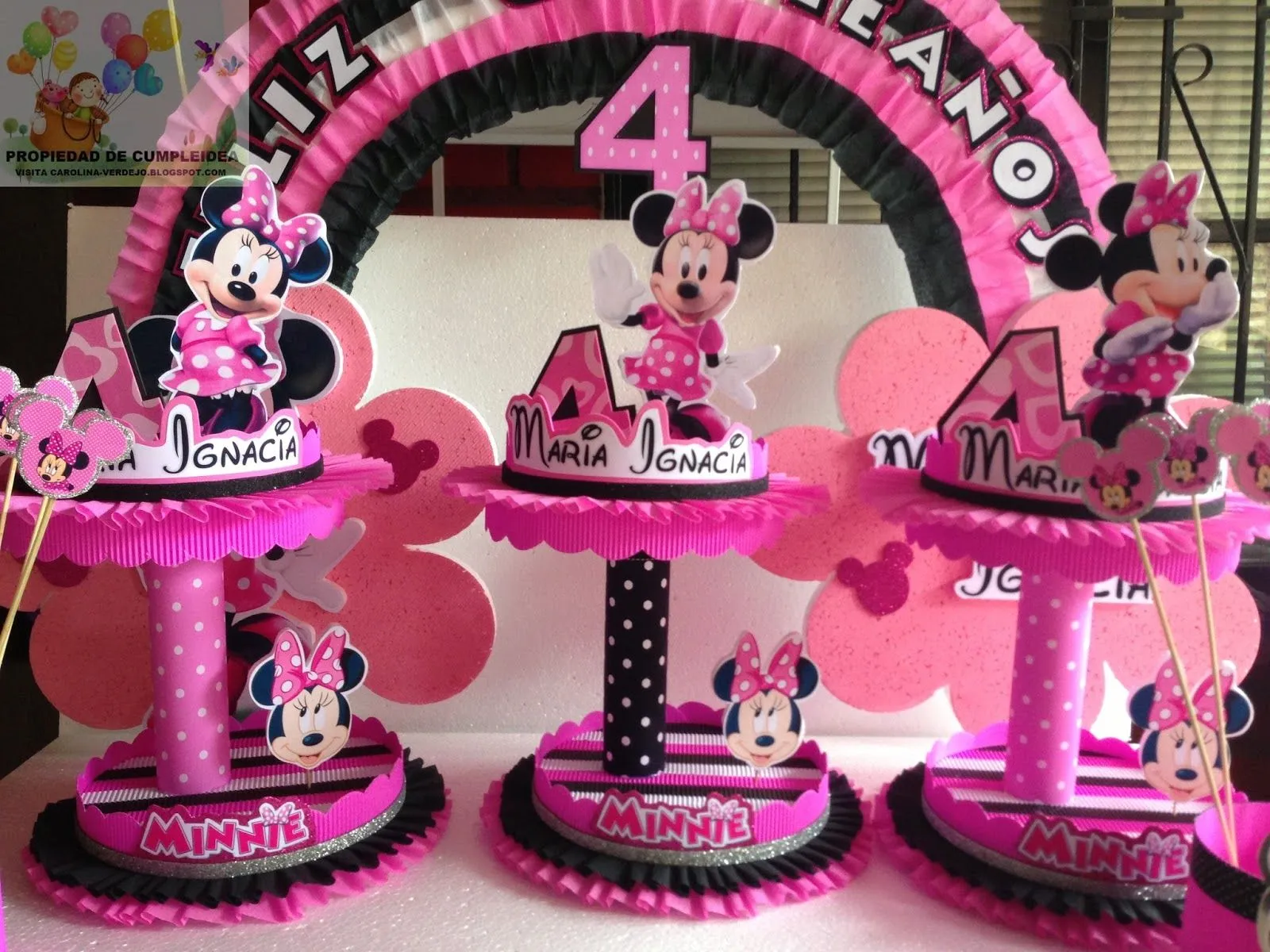 Decoracion Minnie Mouse Para Fiestas Infantiles