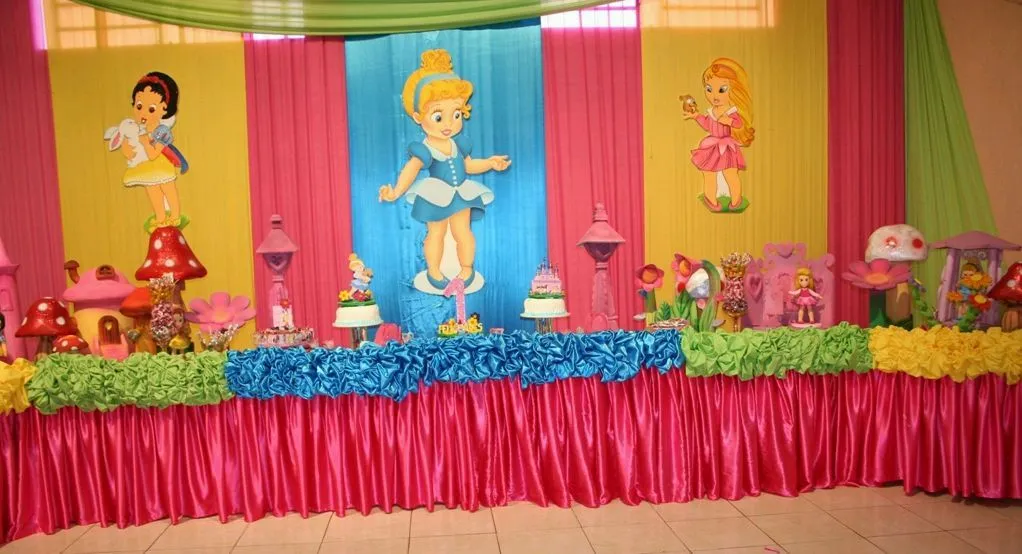 Decoración de fiestas infantiles princesas bebés - Imagui