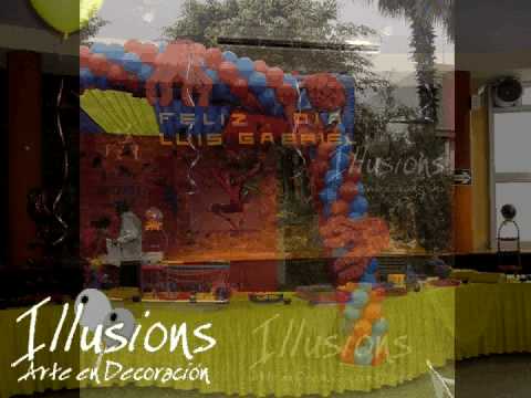 Decoración de Fiestas Infantiles - YouTube