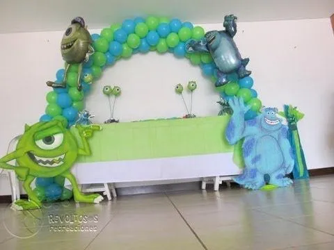 Decoración para fiestas de Monster INC - Imagui