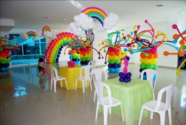 Decoración fiesta de niña de 1 año - Imagui