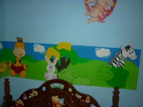 Decoración en foami para cuartos de niño - Imagui