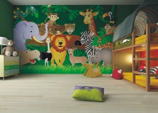 Decoración con Fotomurales Infantiles