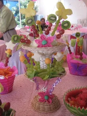 DECORACION FRUTAL- FUENTES DE CHOCOLATE Y CHAMOY DECORACION FRUTAL- FUENTES DE CHOCOLATE Y CHAMOY