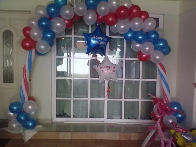 Decoración con globos para 15 años paso a paso - Imagui