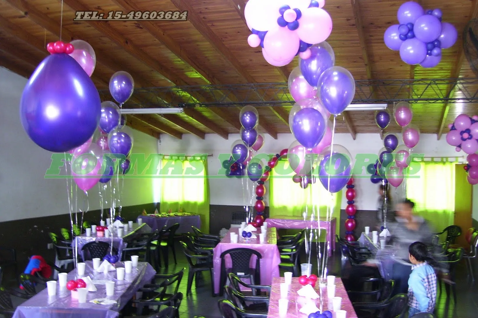 DECORACION CON GLOBOS
