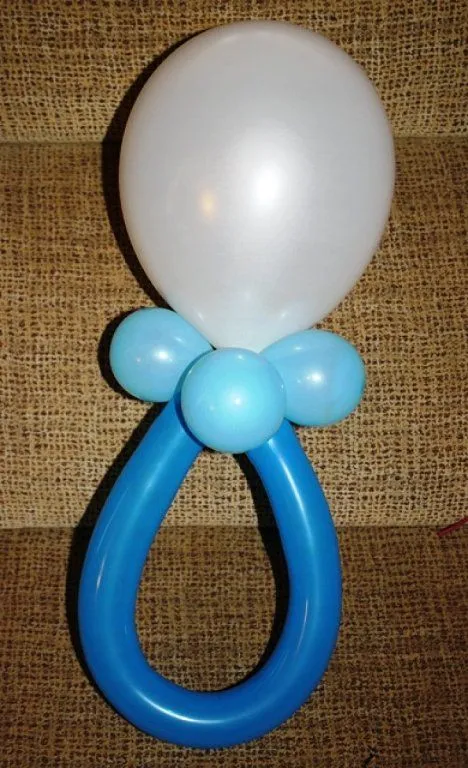 biberon con globos | Aprender manualidades es facilisimo. biberon con globos | Aprender manualidades es facilisimo.