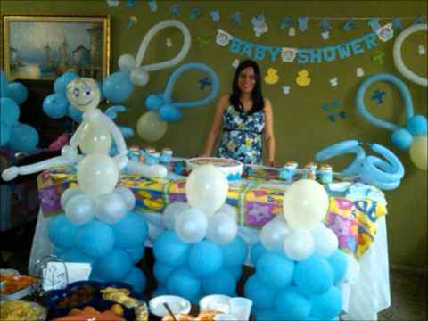 Decoración con globos para Baby Shower - Maricel Merigo - Phimtk