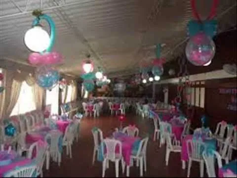 DECORACION CON GLOBOS PARA BABY SHOWER 2 - YouTube