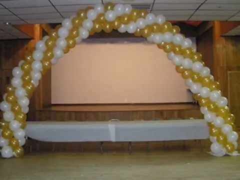 Decoracion con globos Para Boda Por Adornoglobos - YouTube