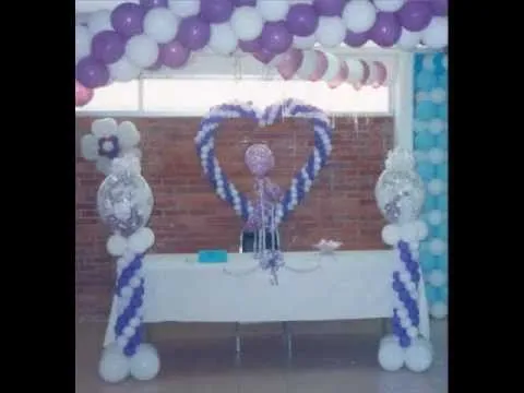 DECORACION CON GLOBOS BODAS Y XV AÑOS - YouTube DECORACION CON GLOBOS BODAS Y XV AÑOS - YouTube