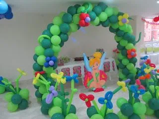 DECORACION CON GLOBOS DE CAMPANITA | Fiestas infantiles Medellin ...