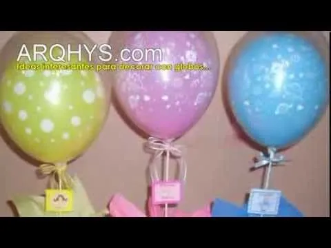 Decoracion de Globos ( 3 diferentes Chupones) Baby Shower