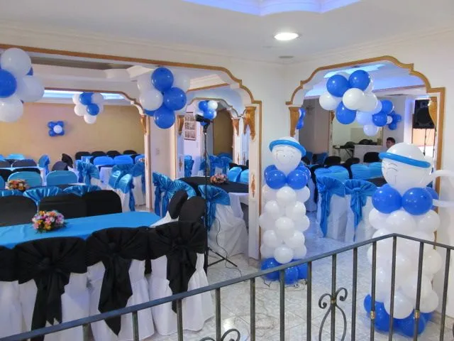 DECORACION CON GLOBOS PARA PRIMERA COMUNION Y RECREACIONISTAS ...
