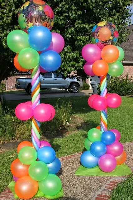 Decoración con Globos para Cumpleaños Infantiles : Fiestas ...