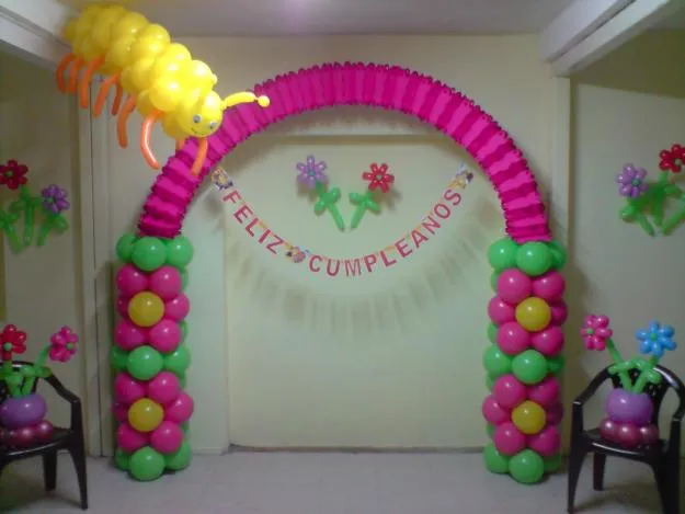 Decoracion con globos | Curso diseño web y multimedia