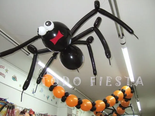 Decoración con globos de Todo Fiesta: DECORACIÓN PARA HALLOWEEN Decoración con globos de Todo Fiesta: DECORACIÓN PARA HALLOWEEN