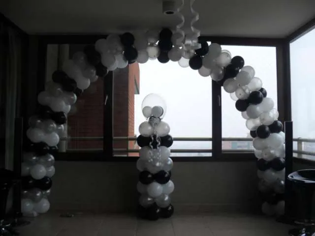 Decoración con globos para fiestas infantiles, 15 años, bautizos ...