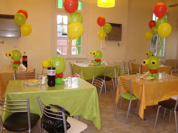 DECORACION CON GLOBOS PARA FIESTAS INFANTILES: DECORACION CON ...