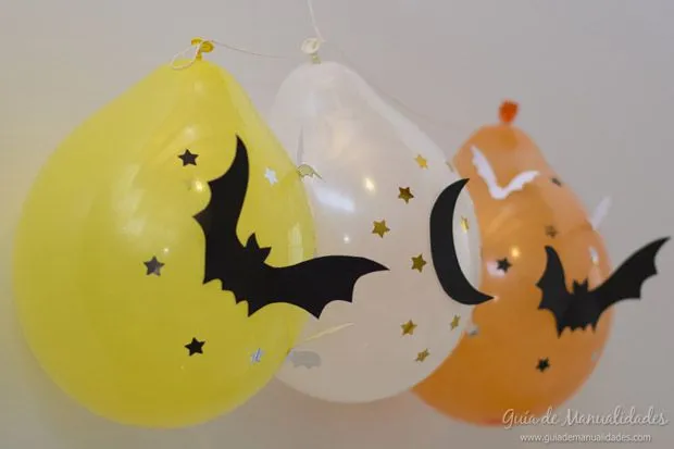 Decoración con globos para halloween - Guía de MANUALIDADES Decoración con globos para halloween - Guía de MANUALIDADES