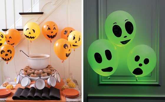 Decoración de Halloween con globos - Imagui Decoración de Halloween con globos - Imagui