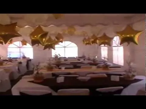 decoracion con globos idea para carpa - YouTube
