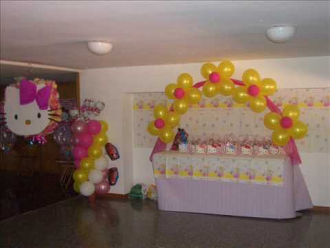 DECORACION CON GLOBOS JANNETT - YouTube