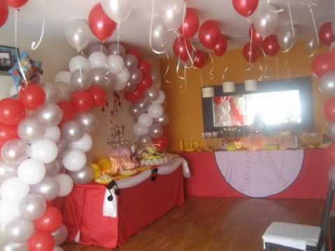 DECORACION CON GLOBOS JANNETT 1 - YouTube