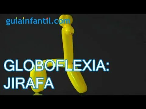 Decoración con globos, una jirafa - YouTube