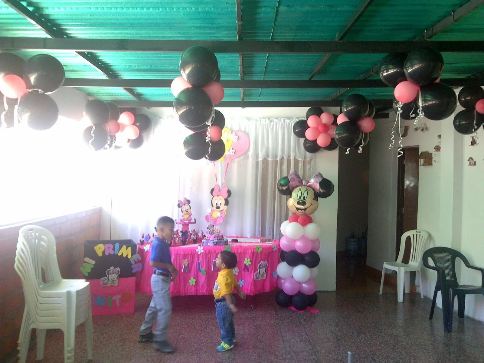 Decoracion En Globos De Minnie Mouse